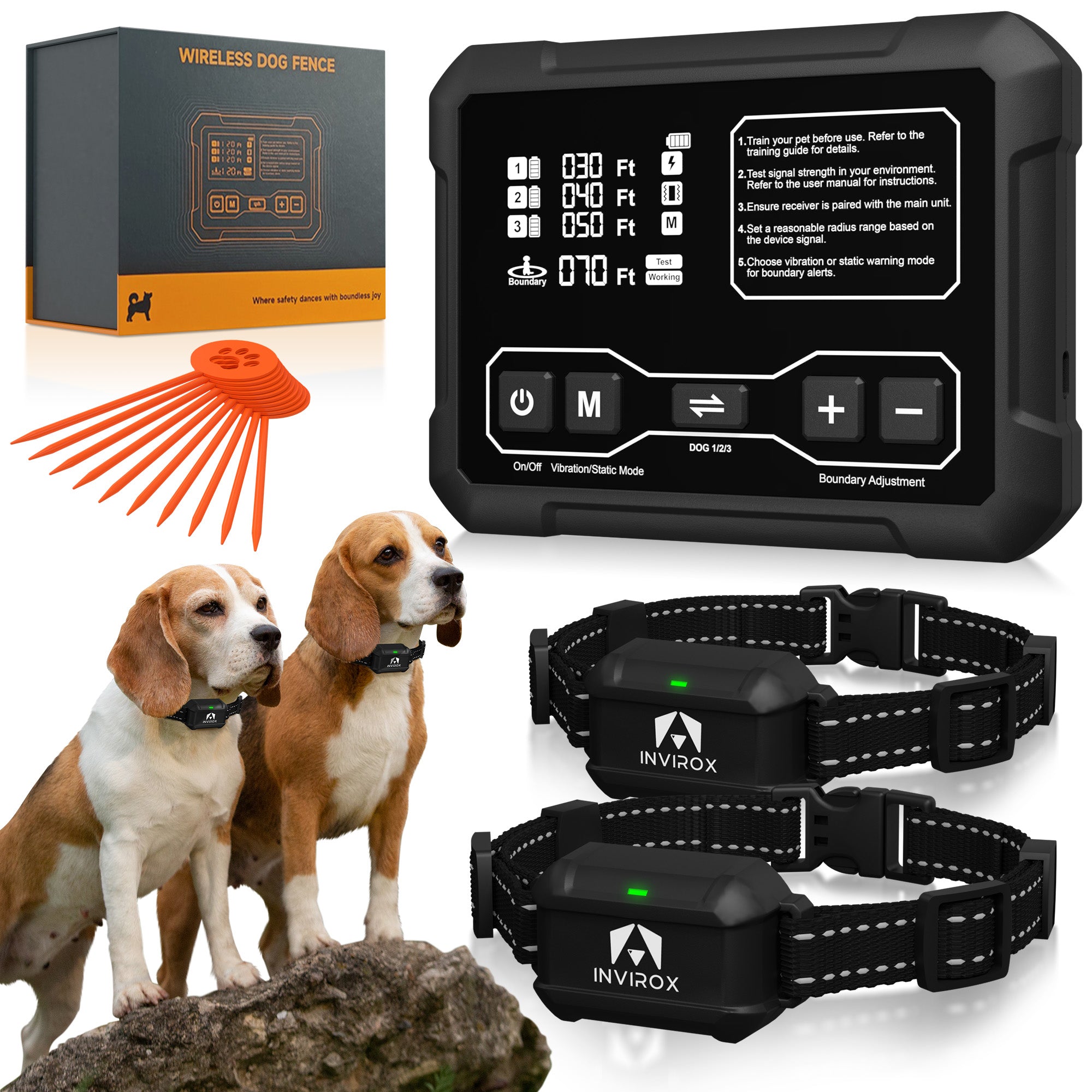 INVIROX RADAR WIRELESS FENCE FOR DOGS – INVIROX DOG TRAINING GEAR