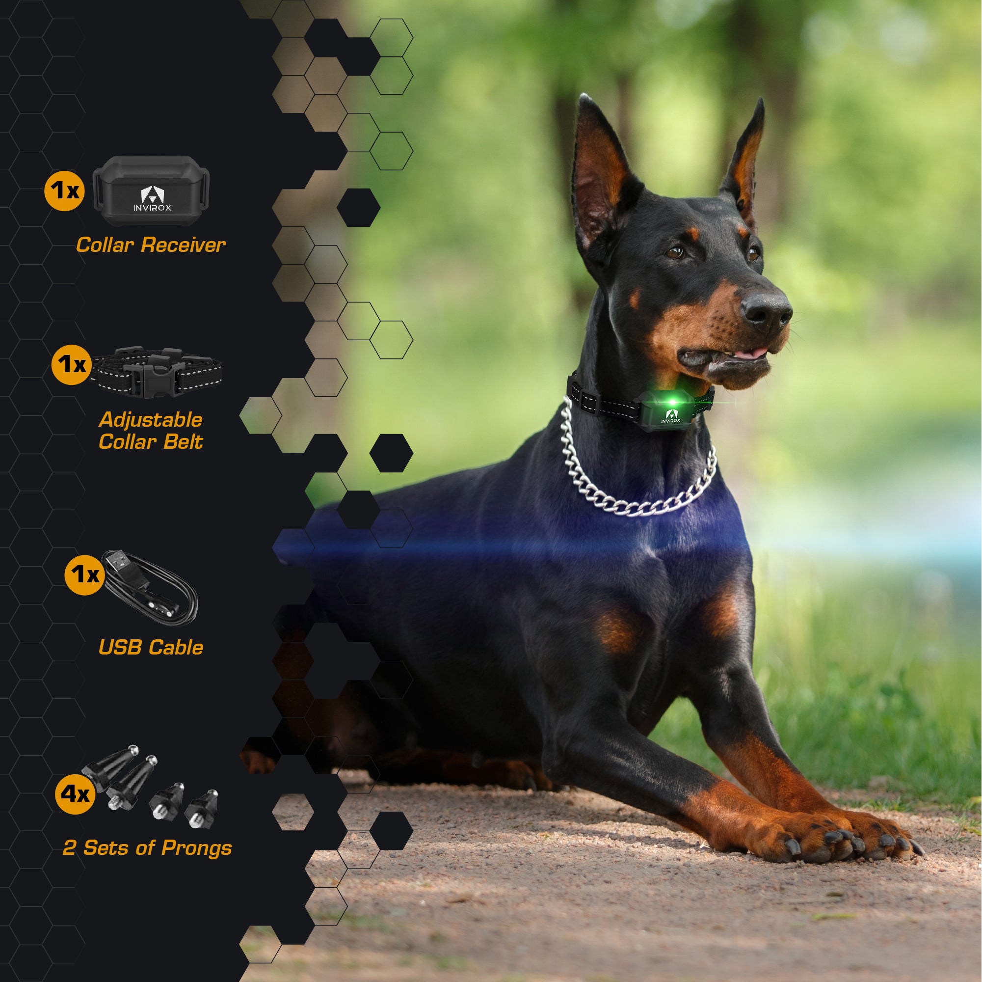 INVIROX RADAR COLLAR - NO REMOTE – INVIROX DOG TRAINING GEAR