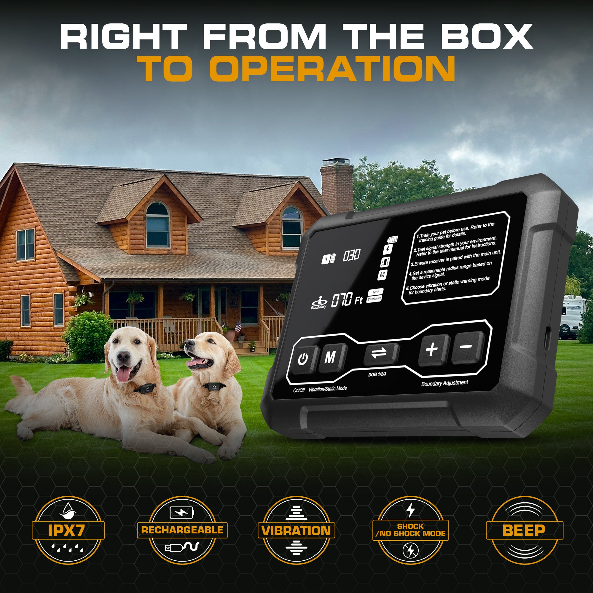 INVIROX RADAR WIRELESS FENCE FOR 2 DOGS – INVIROX DOG TRAINING GEAR