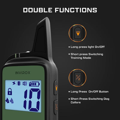INVIROX X2 SPARK K9 Dog Training Collar