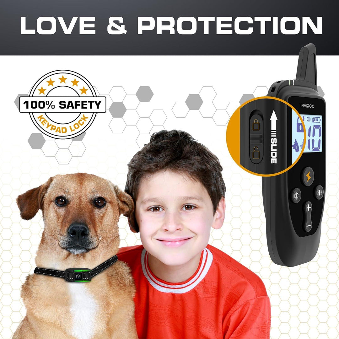 INVIROX Dog Shock Collar 2024 Edition 123 Levels Dog Training Collar INVIROX Dog Shock Collar 2024 Edition 123 Levels Dog Training Collar