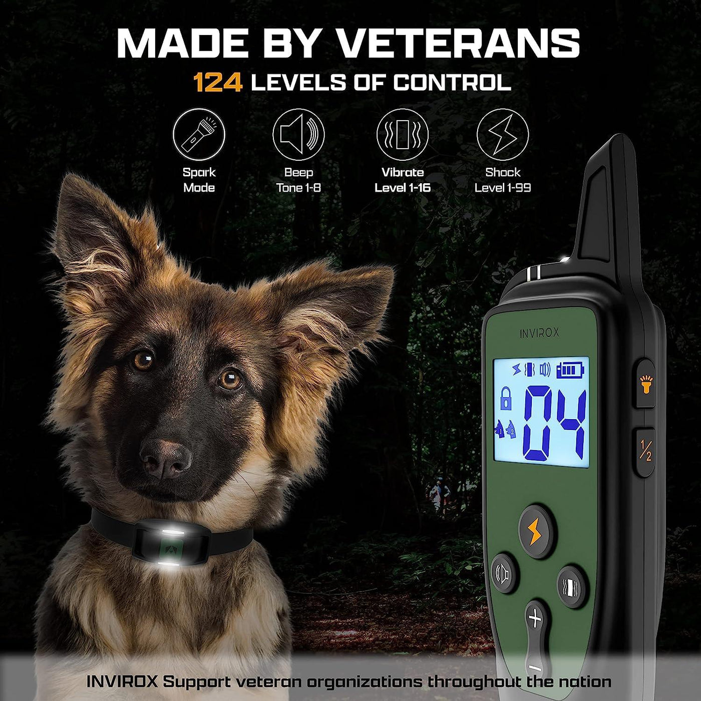 INVIROX X2 SPARK K9 Dog Training Collar