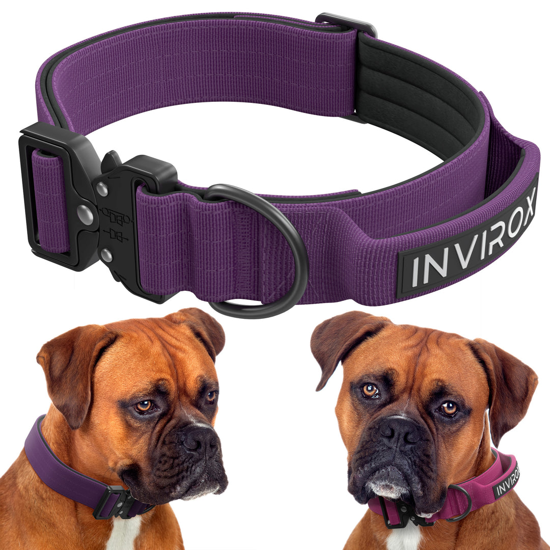INVIROX Heavy-Duty Tactical Collar For Dogs - K9 Extreme Series