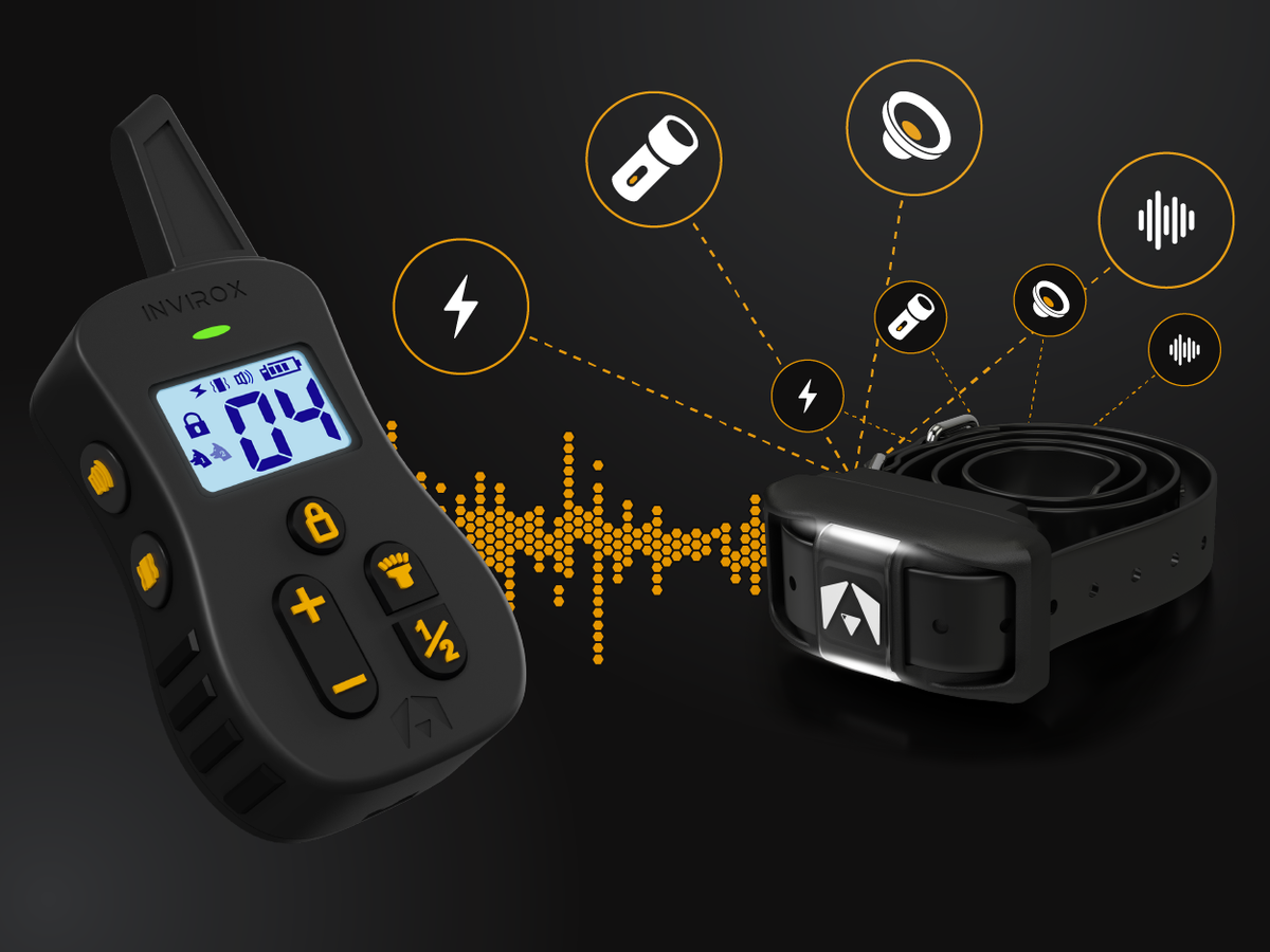 INVIROX ULTRA K9 REMOTE - IP65 WATERPROOF – INVIROX DOG TRAINING GEAR