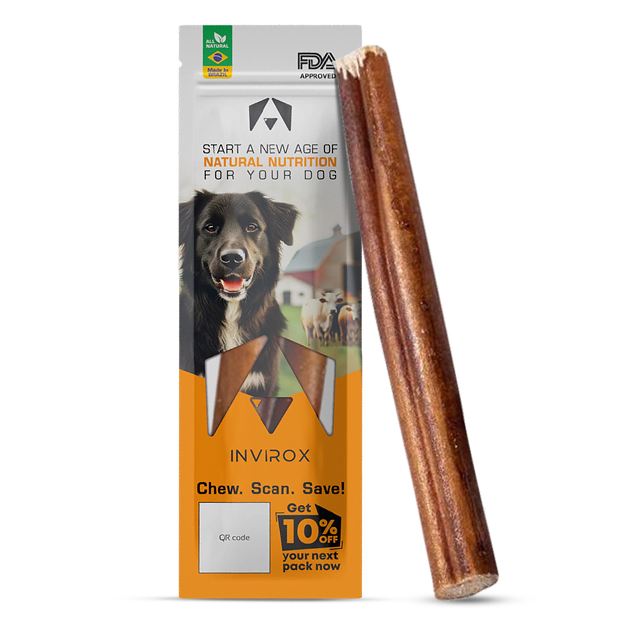Natural Bully-Sticks - Best Pizzle Sticks For Dogs – INVIROX DOG