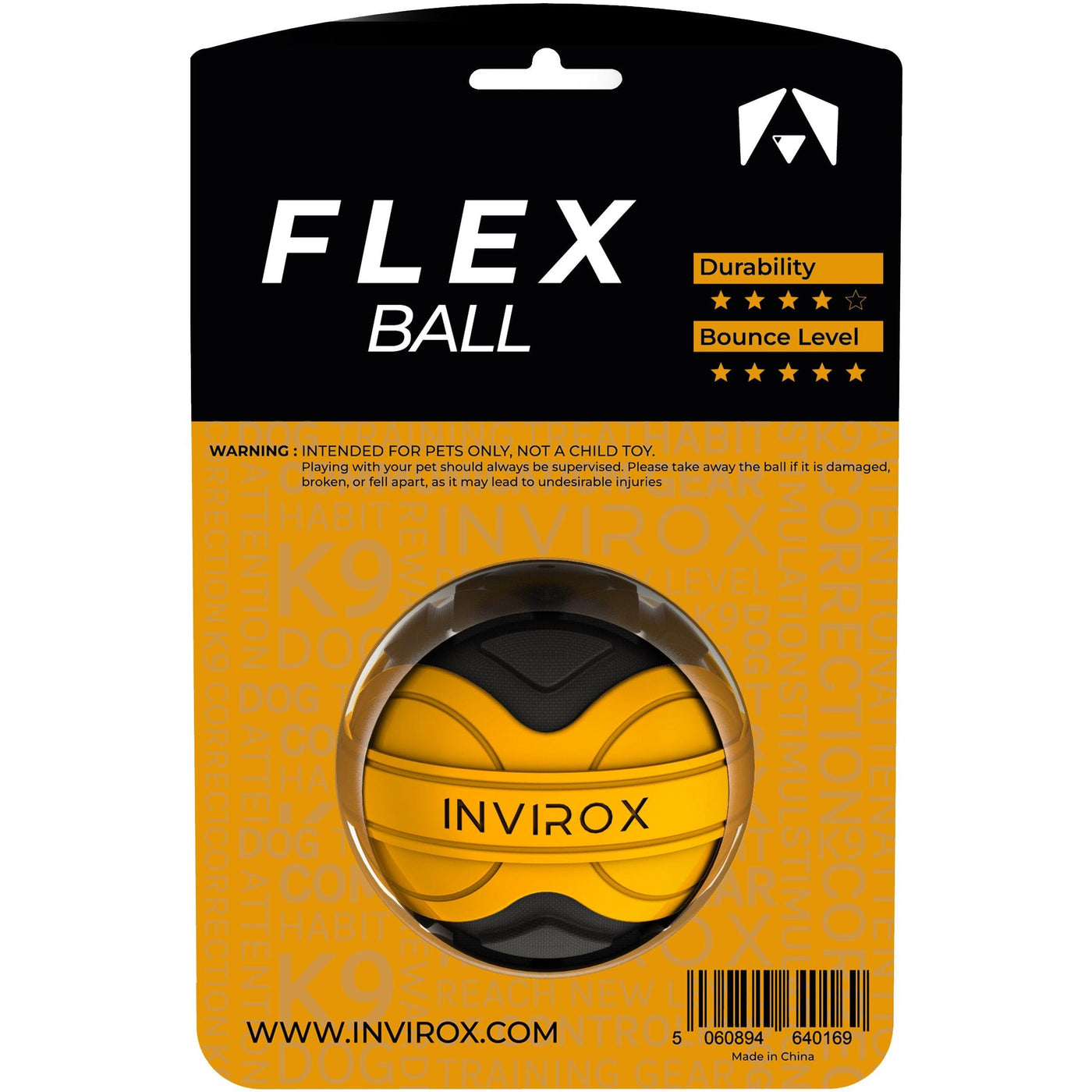 INVIROX FLEX Dog Ball - INVIROX DOG TRAINING GEAR