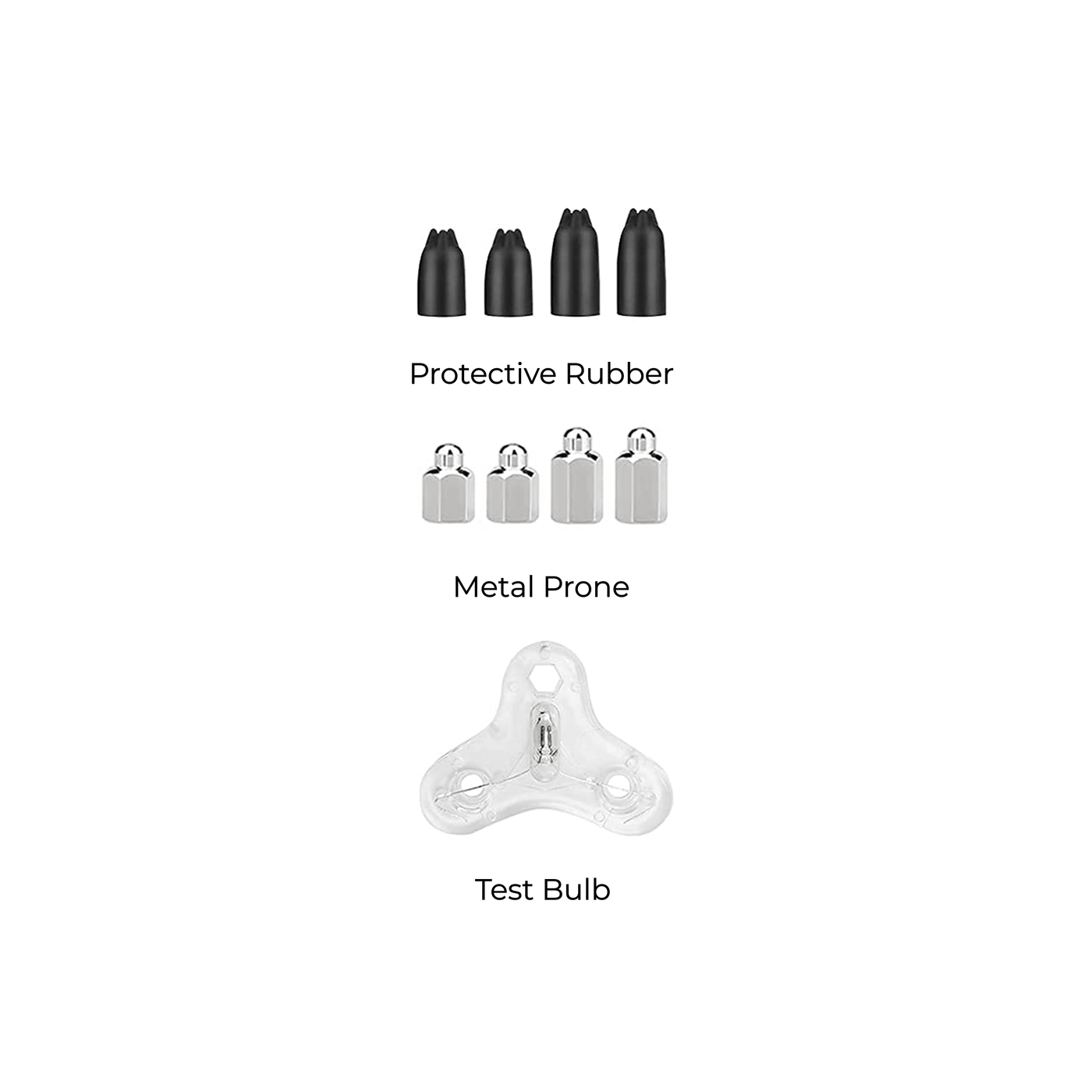 Metal Prongs + Rubber Covers Pack - INVIROX DOG TRAINING GEAR